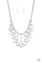 Load image into Gallery viewer, brought-to-you-by-blingflingbykat-cool-cascade-white-necklace-paparazzi-accessories-