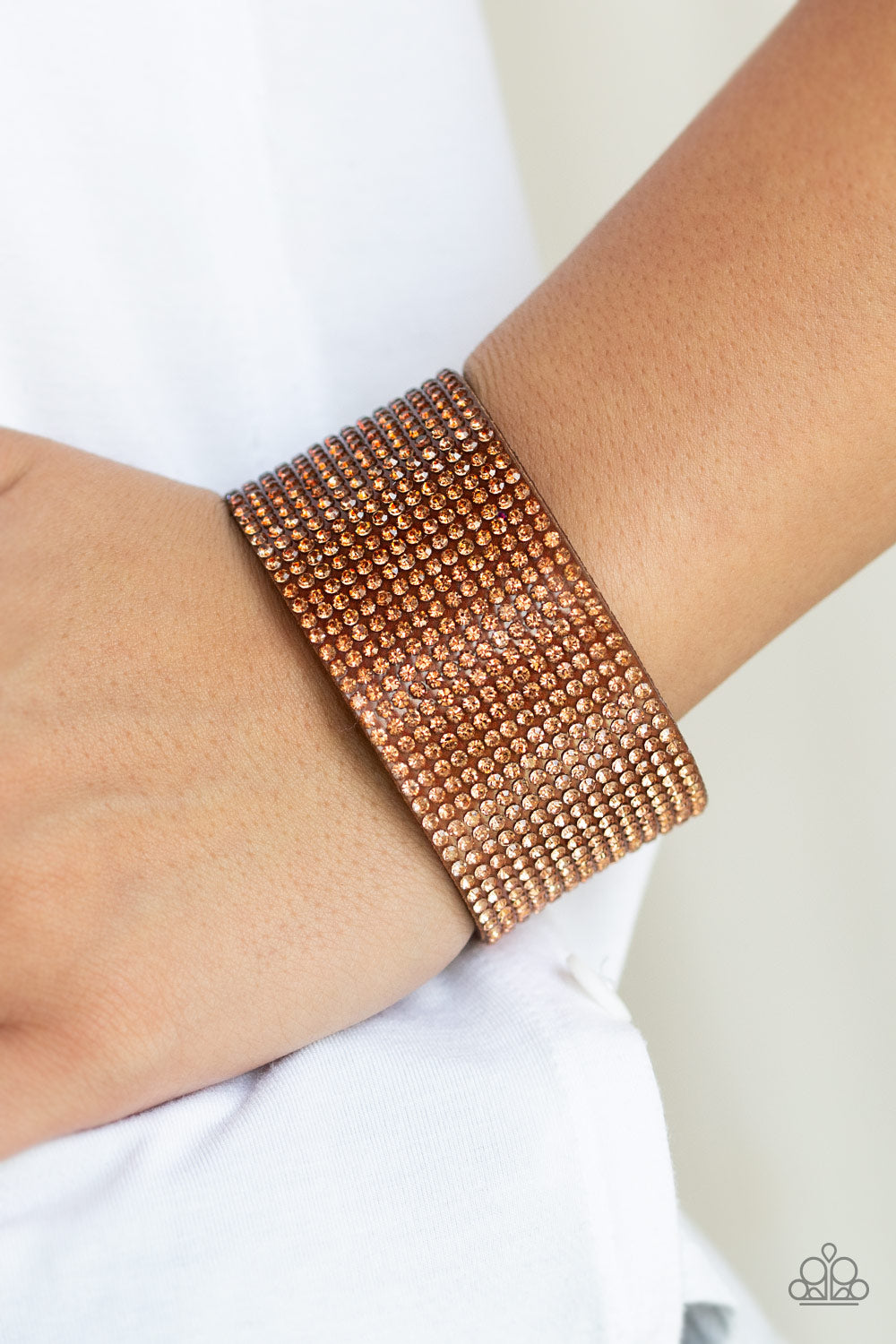Paparazzi Accessories ✽ Fade Out - Brown Bracelet✽Flat Rate Ship $4.50✽