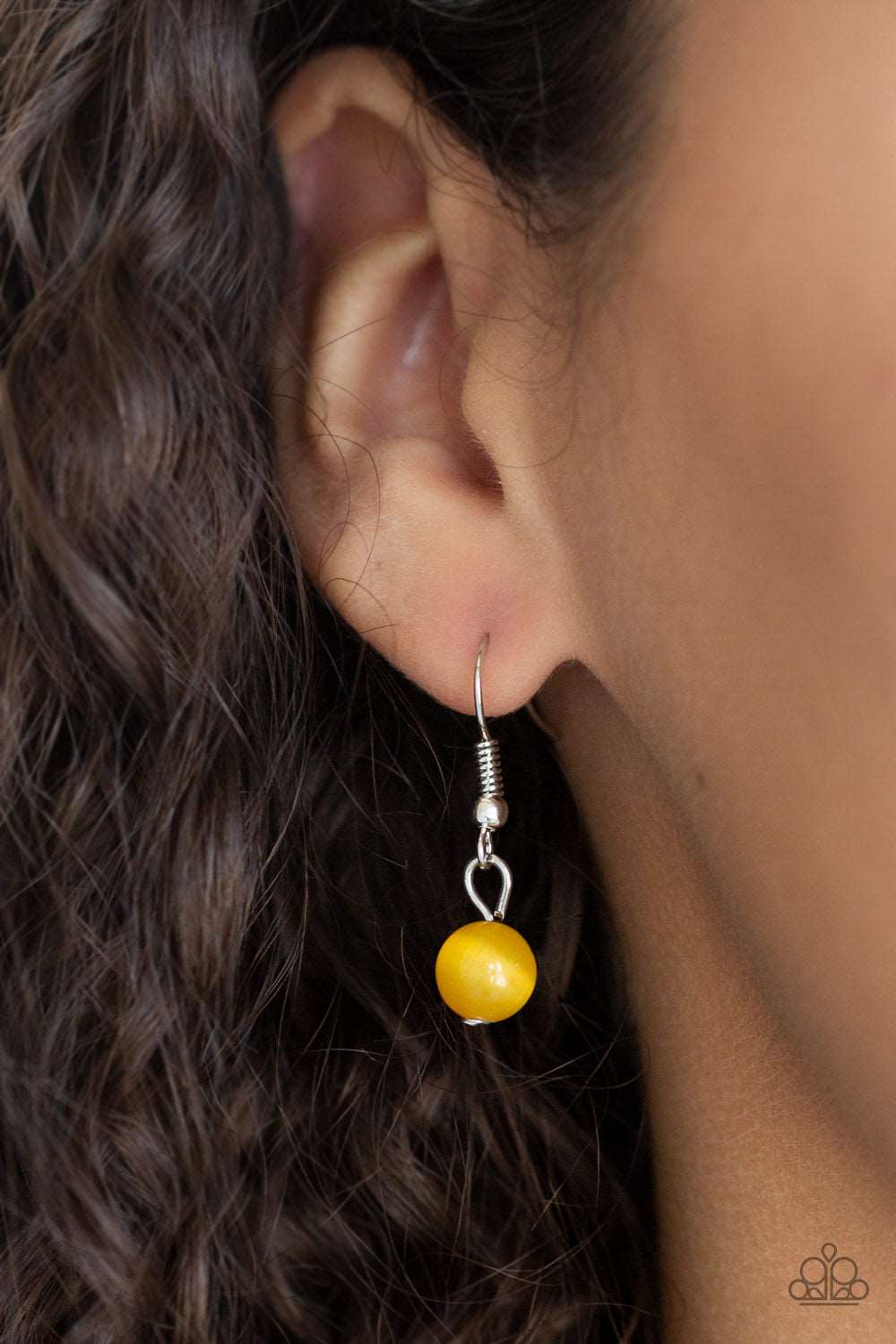 Paparazzi Accessories ✽ Asymmetrical Bliss - Yellow Necklace✽Flat Rate Ship $4.50✽