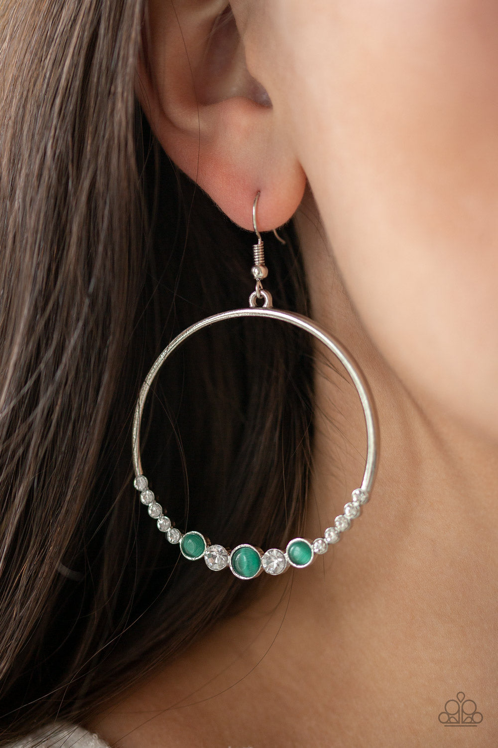 Paparazzi Accessories ✽ Dancing Radiance - Green Earrings✽Flat Rate Ship $4.50✽