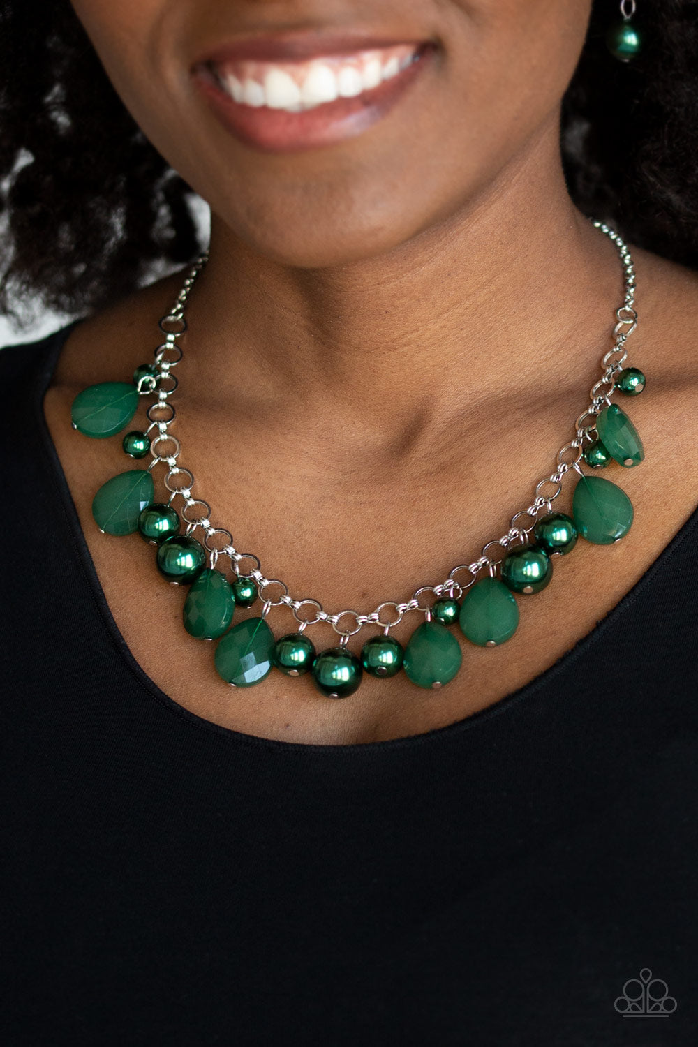Paparazzi Accessories ✽ Pacific Posh - Green Necklace✽Flat Rate Ship $4.50✽