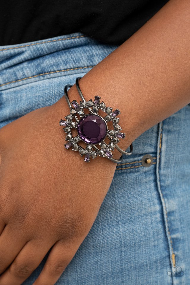 Paparazzi Accessories ✽ Elaborate Elegance - Purple Bracelet ✽Flat Rate Ship $4.50✽