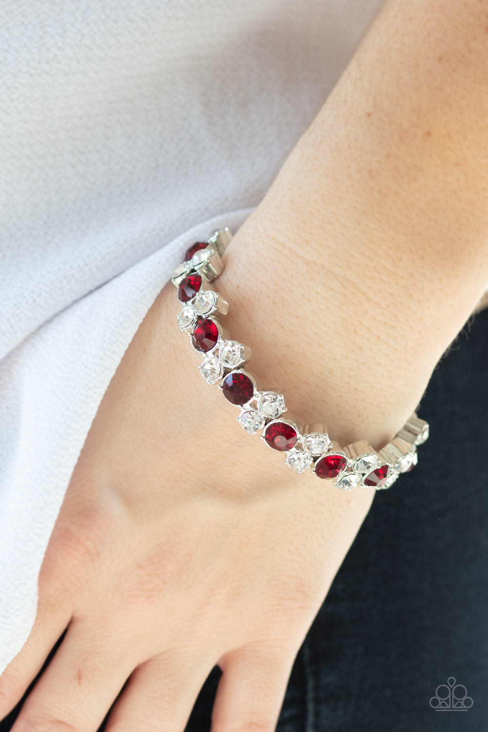 Paparazzi Accessories ✽ Here Comes The BRIBE - Red Bracelet✽Flat Rate Ship $4.50✽