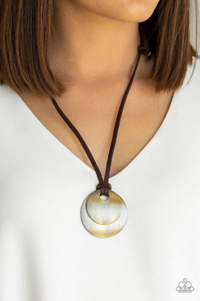 Paparazzi Accessories ❋Clean Slate - Brass Mens Necklace❋ Flat Rate Ship $4.50❋