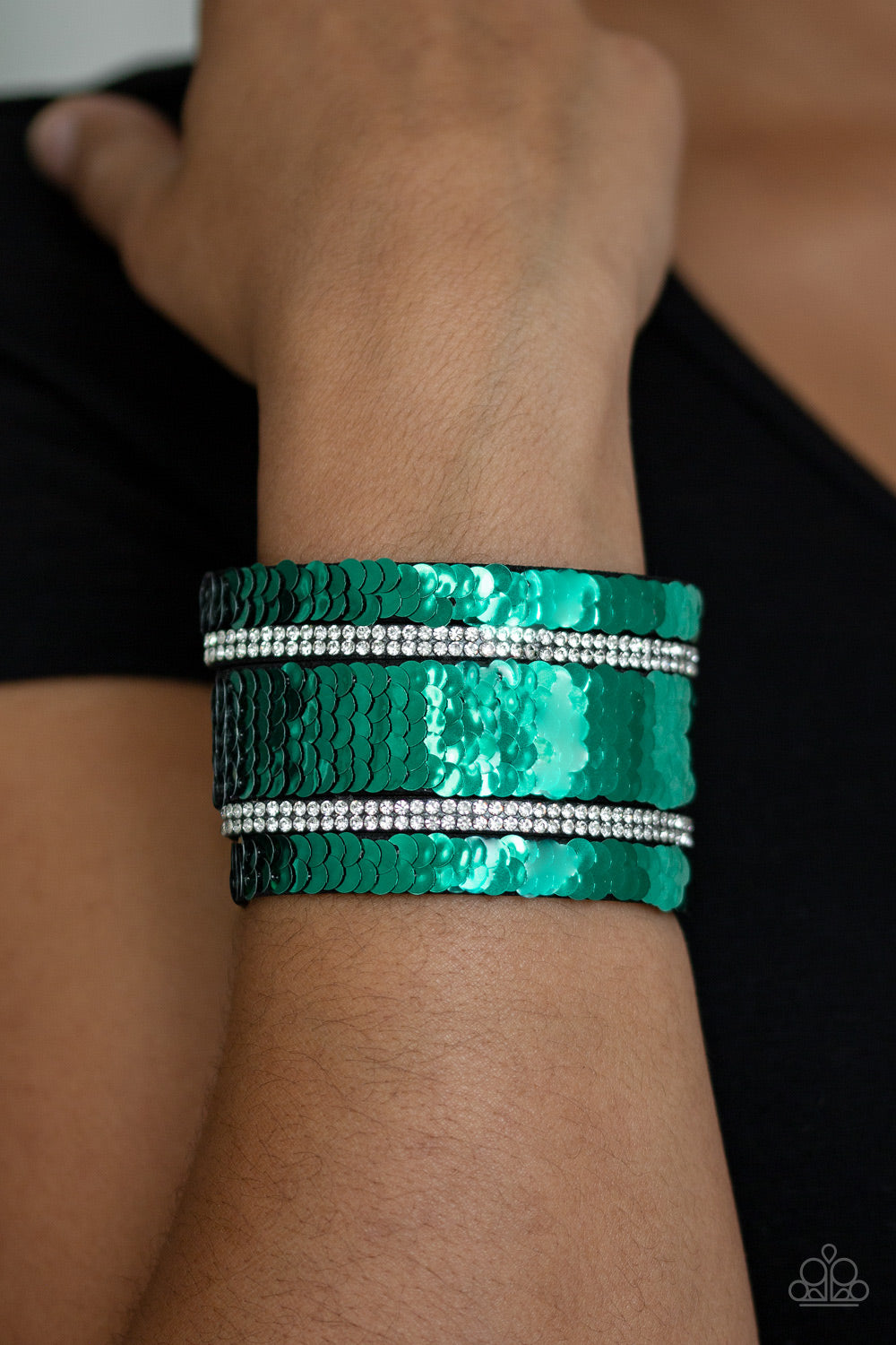 Paparazzi Accessories ✽ MERMAID Service - Green Bracelet✽Flat Rate Ship $4.50✽