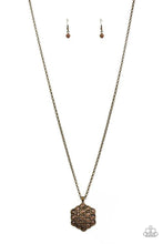 Load image into Gallery viewer, Paparazzi Accessories ✽ East Coast Elixir - Brass Necklace ✽ Flat Rate Ship $4.50✽