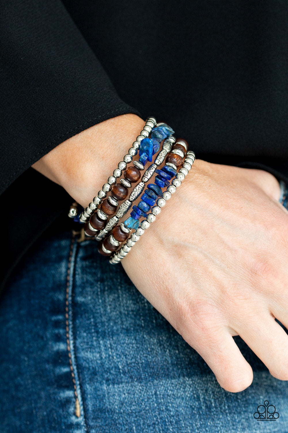 Paparazzi Accessories ✽ Soul Searchin - Blue Bracelet✽Flat Rate Ship $4.50✽