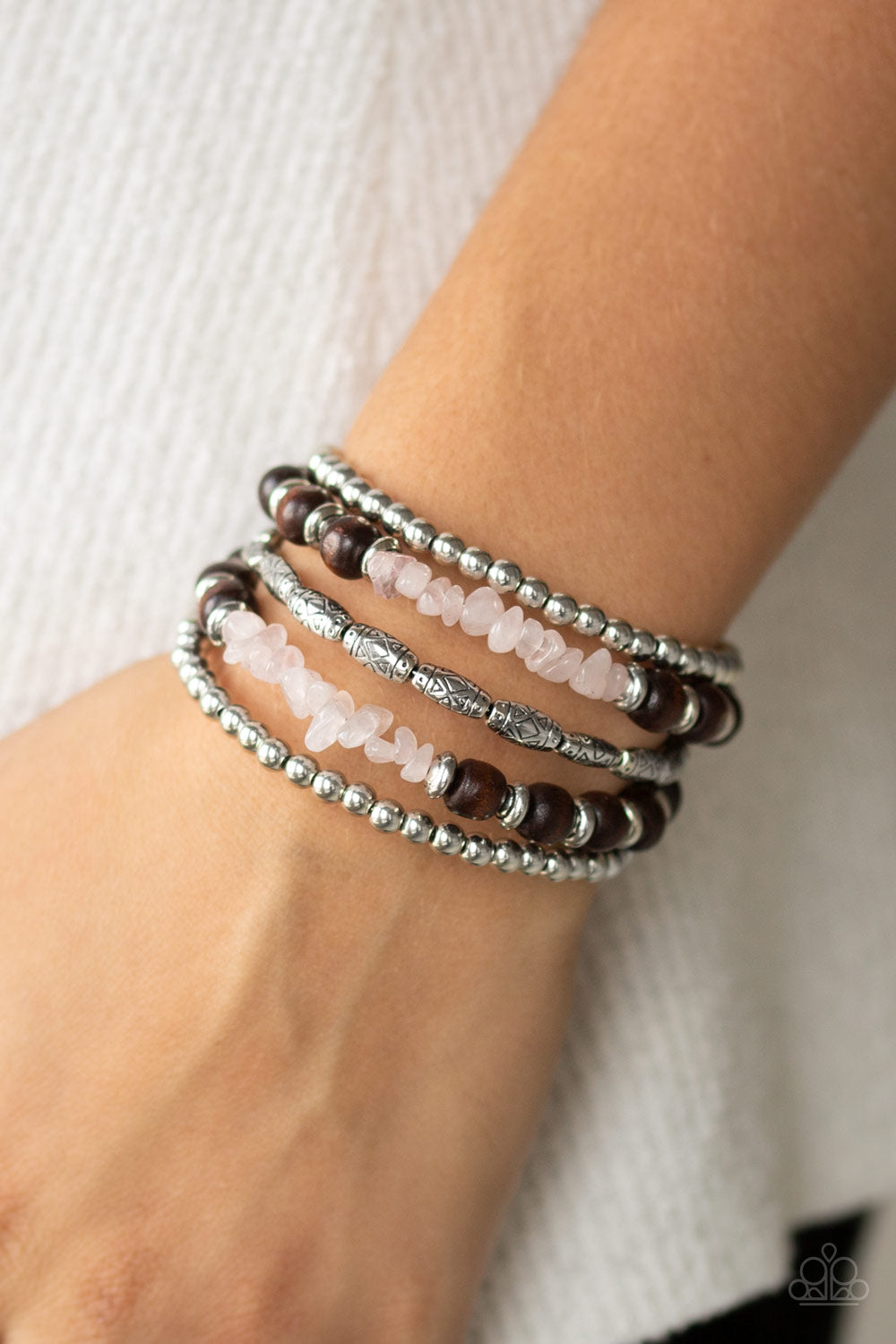 Paparazzi Accessories ✽ Soul Searchin - Pink Bracelet✽Flat Rate Ship $4.50✽