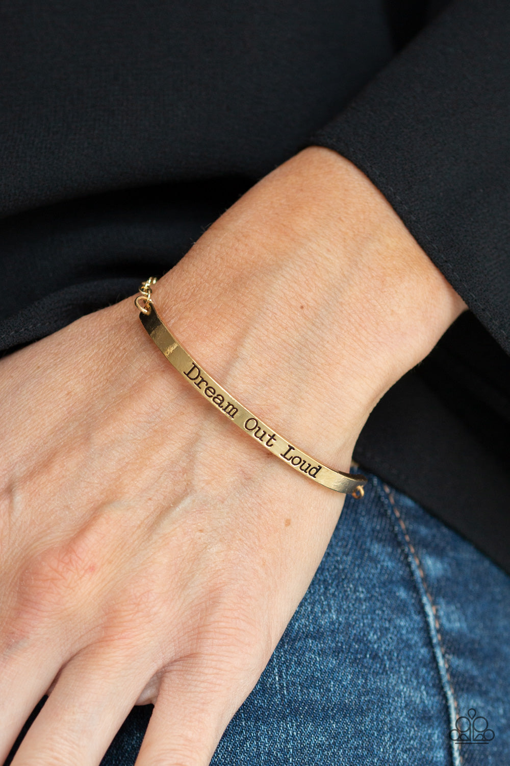 Paparazzi Accessories ✽ Dream Out Loud - Gold Bracelet✽Flat Rate Ship $4.50✽