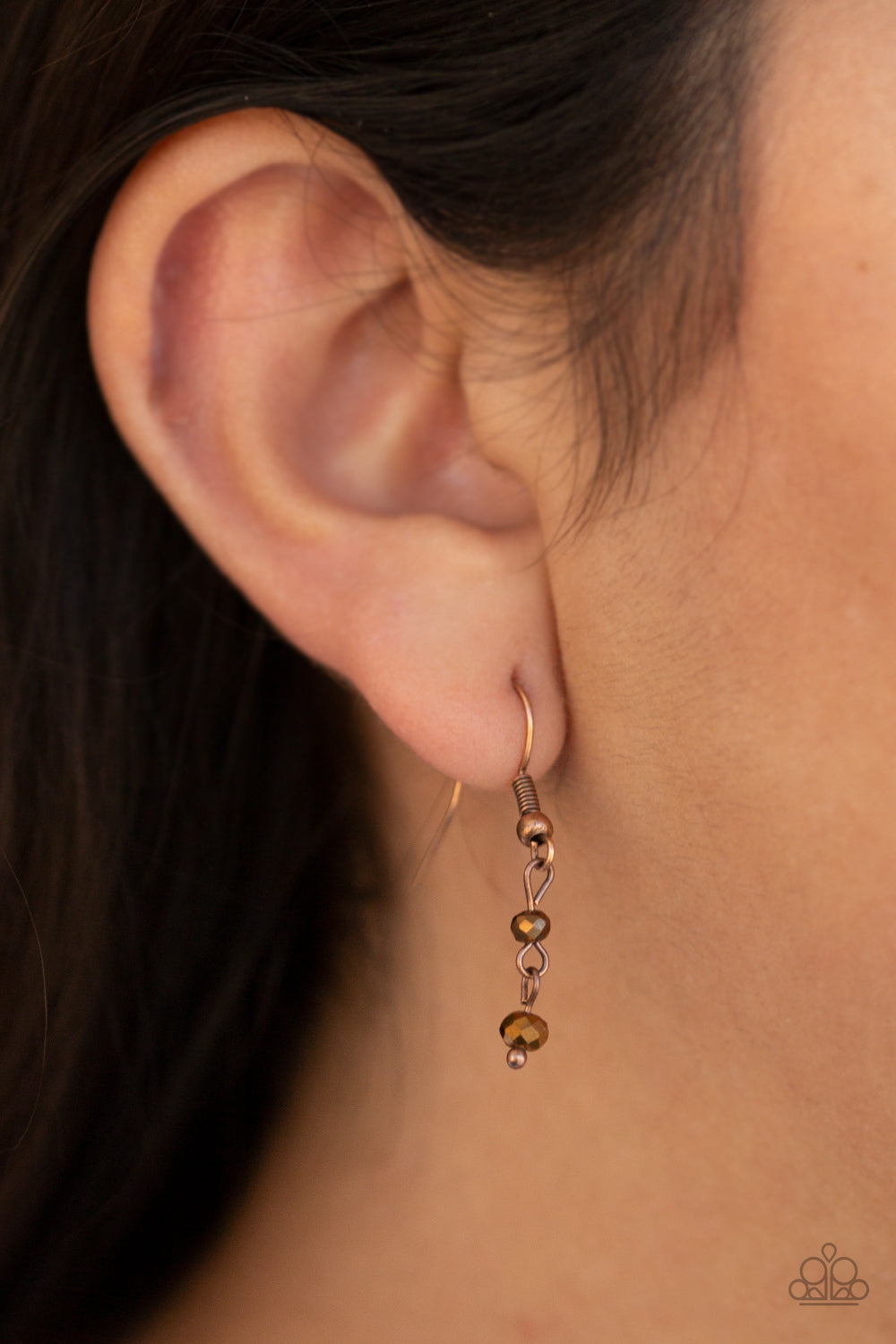 Paparazzi Accessories ✽ Sporadic Sparkle - Copper Necklace✽Flat Rate Ship $4.50✽