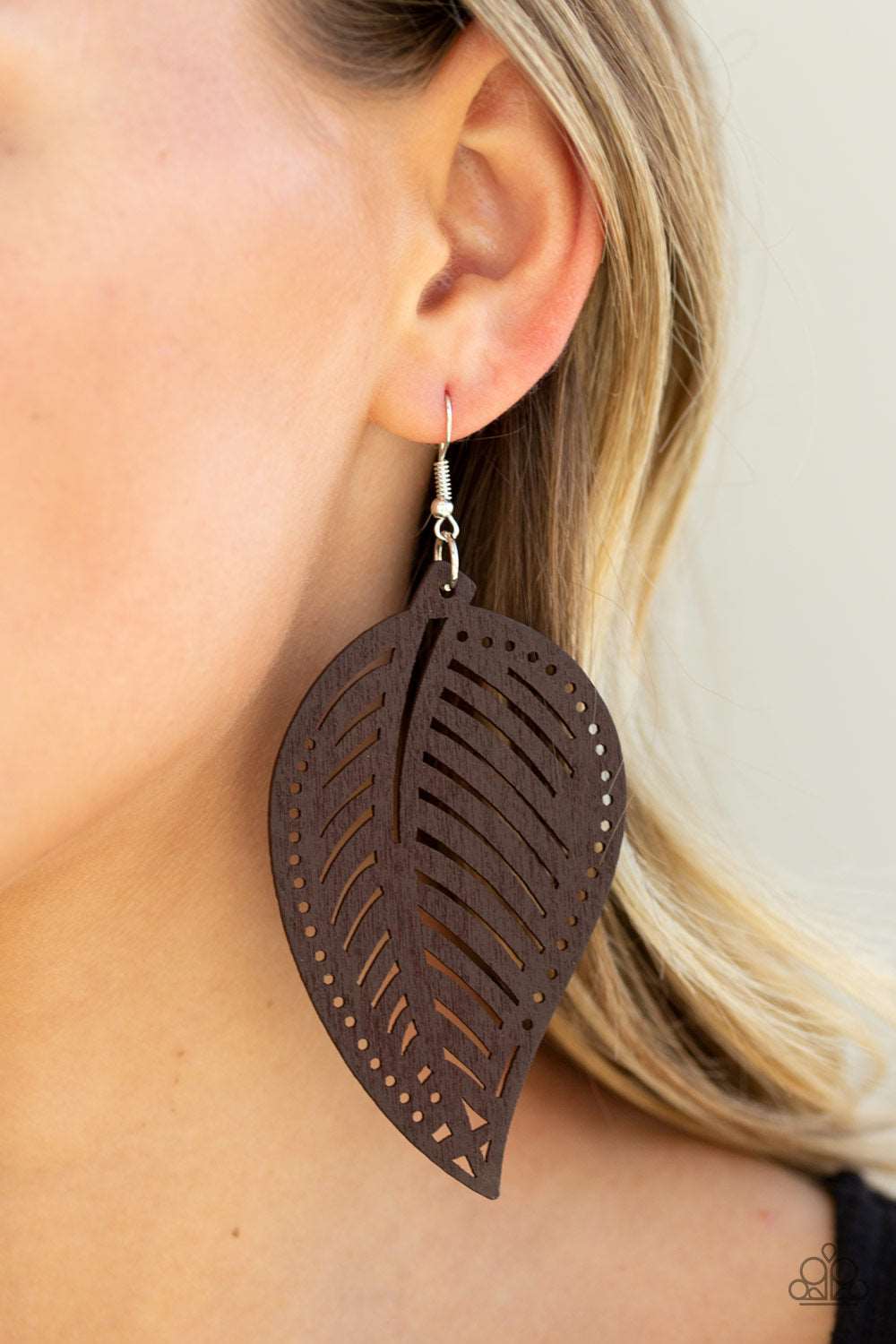 Paparazzi Accessories ✽ Amazon Zen - Brown Earrings✽Flat Rate Ship $4.50✽