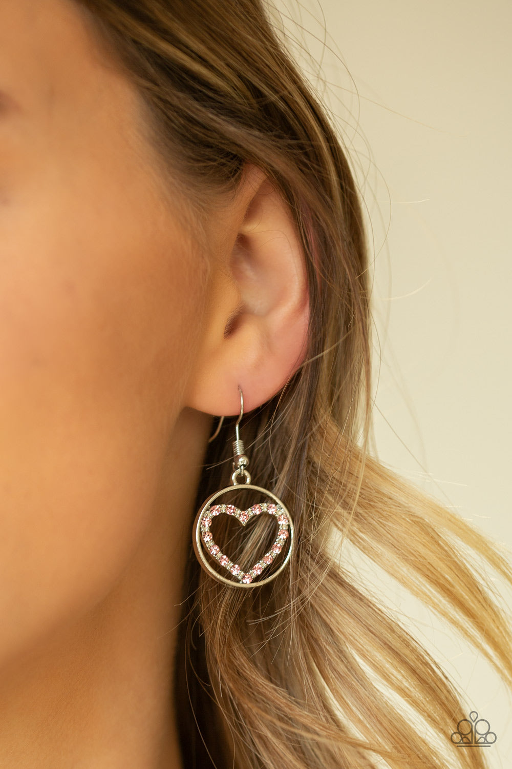 Paparazzi Accessories ✽ With My Whole Heart - Pink Necklace✽Flat Rate Ship $4.50✽