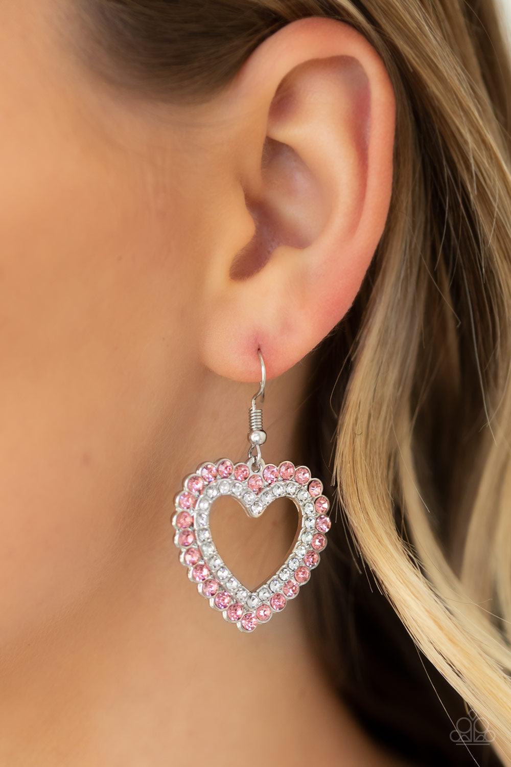 Paparazzi Accessories ✽ High School Sweethearts - Pink Earrings✽Flat Rate Ship $4.50✽