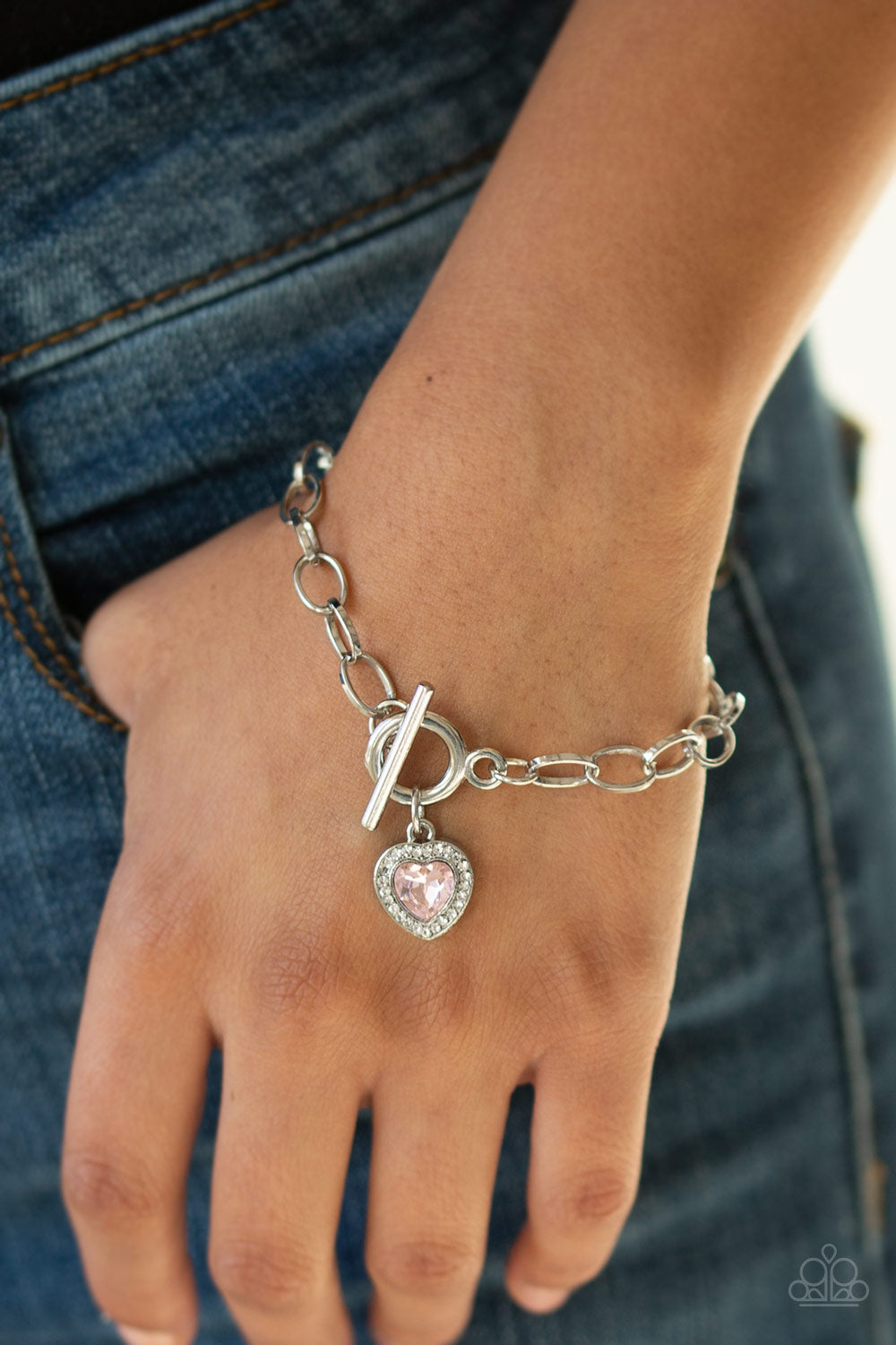 Paparazzi Accessories ✽ Going Steady - Pink Bracelet✽Flat Rate Ship $4.50✽
