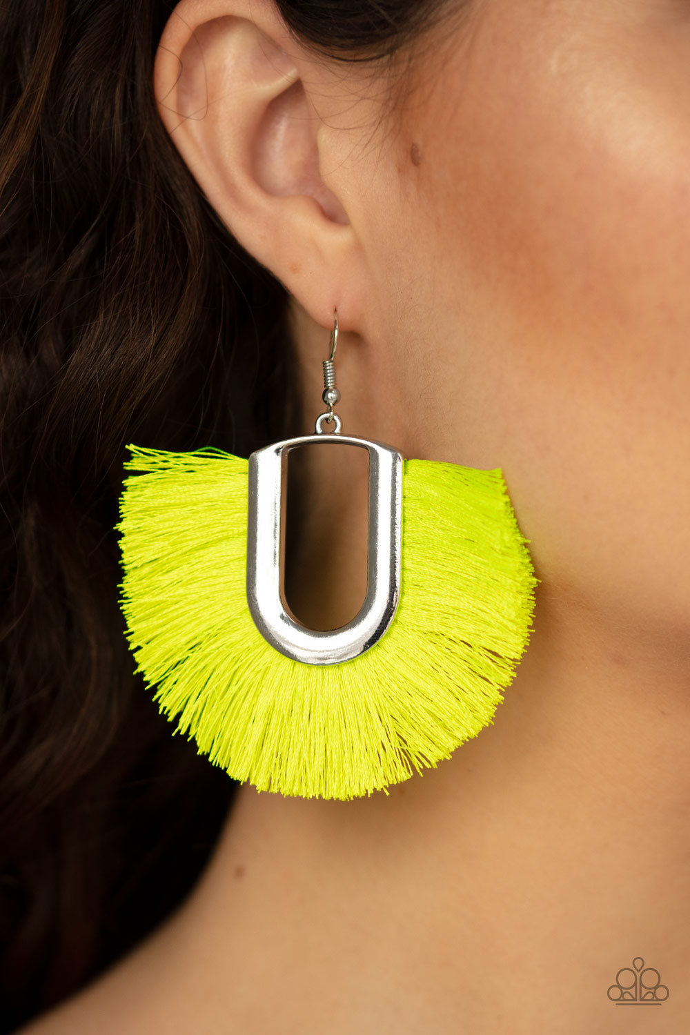 Paparazzi Accessories ✽ Tassel Tropicana - Yellow Earrings✽Flat Rate Ship $4.50✽