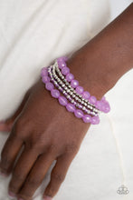 Load image into Gallery viewer, Paparazzi Accessories ✽ Sugary Sweet - Purple Bracelet✽Flat Rate Ship $4.50✽