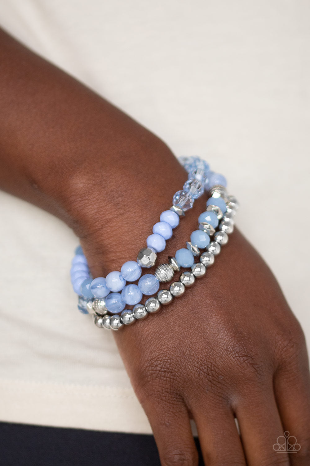 Paparazzi Accessories ✽ Sugary Shimmer - Blue Bracelet✽Flat Rate Ship $4.50✽