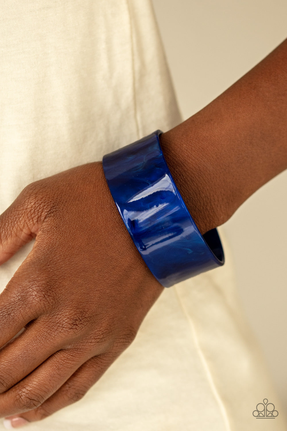 Paparazzi Accessories ✽ Glaze Over - Blue Bracelet✽Flat Rate Ship $4.50✽