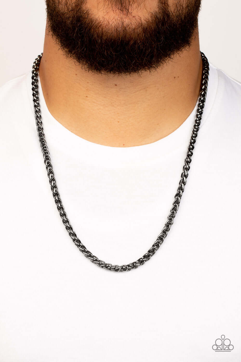 Paparazzi Accessories ❋Metro Monopoly - Black Mens Necklace❋ Flat Rate Ship $4.50❋ - Image #2