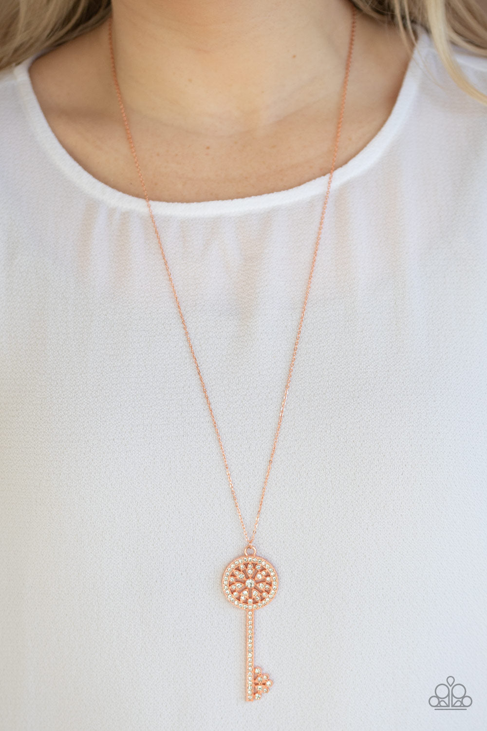 Paparazzi Accessories ✽ Keeping Secrets - Copper Necklace✽Flat Rate Ship $4.50✽