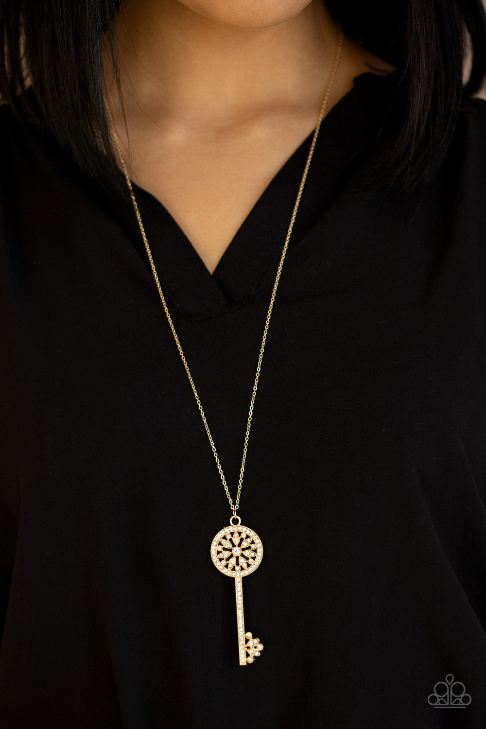 Paparazzi Accessories ✽ Keeping Secrets - Gold Necklace✽Flat Rate Ship $4.50✽