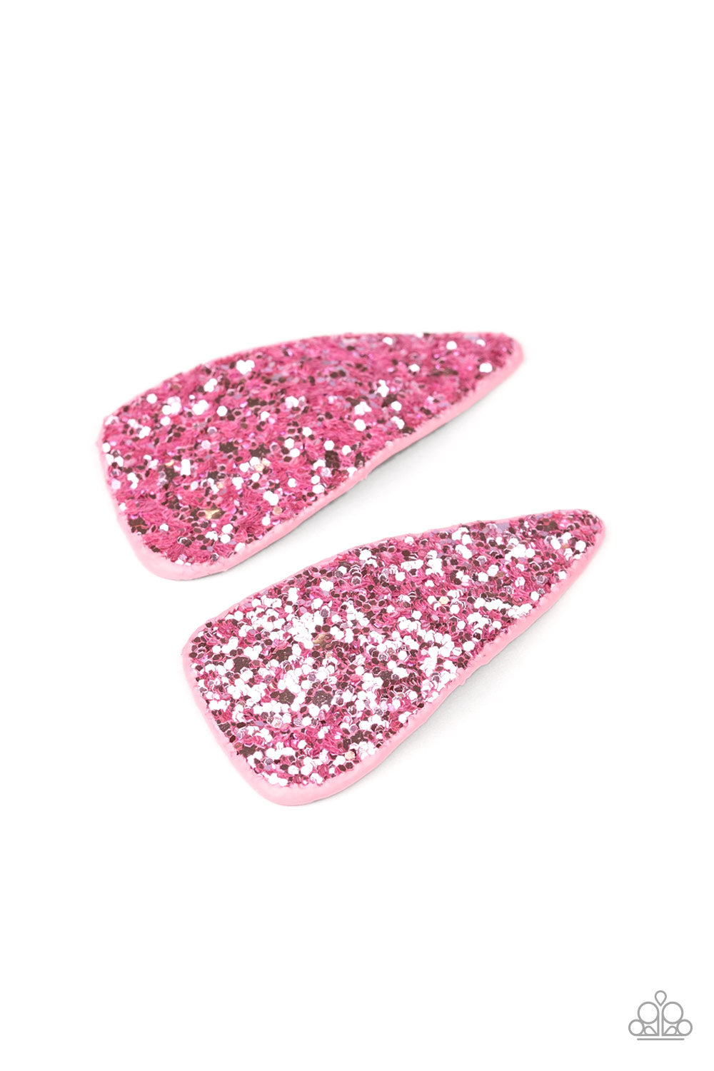 Paparazzi Accessories ✽ Squad Shimmer - Pink Hair Clip✽Flat Rate Ship $4.50✽