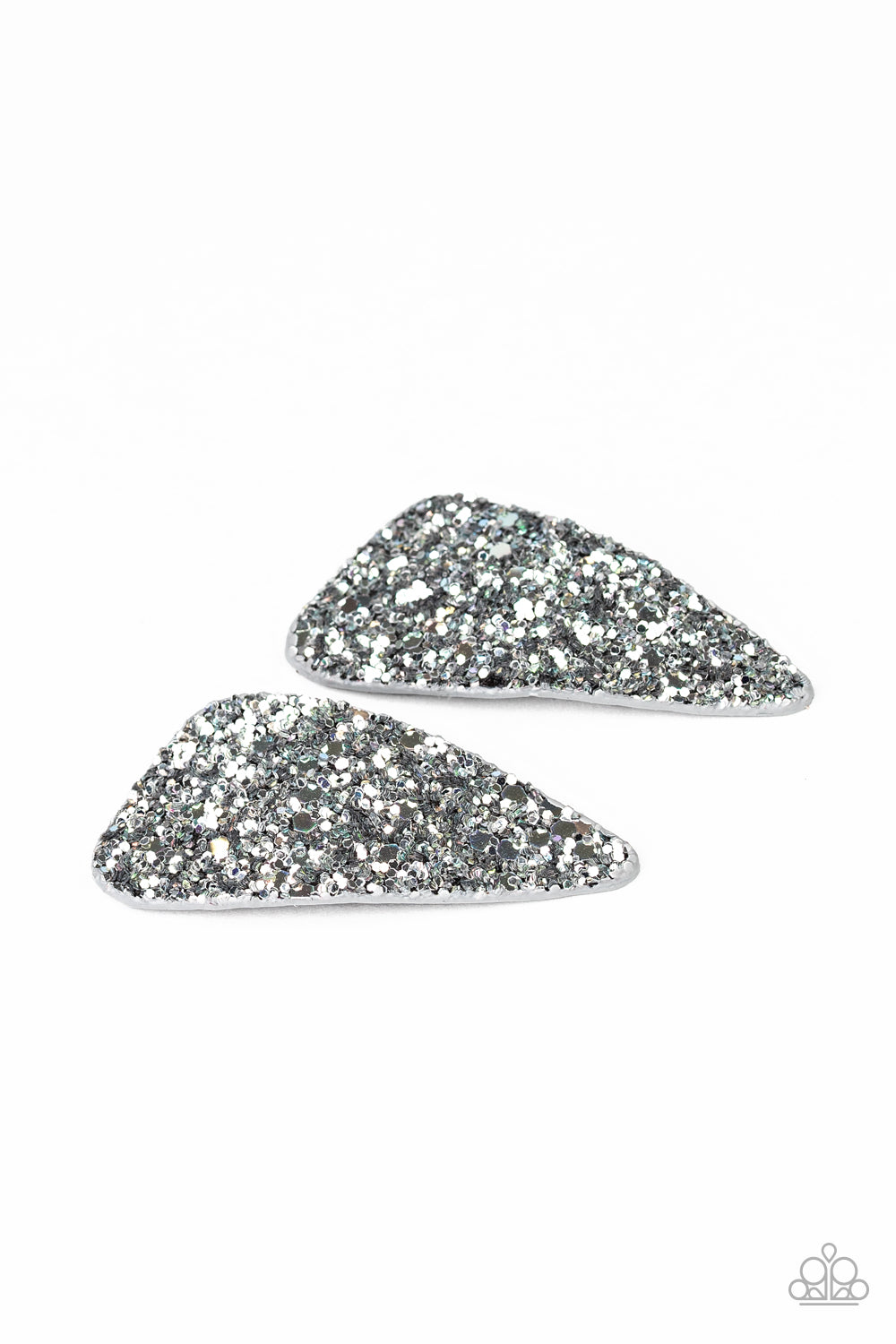 Paparazzi Accessories ✽ Squad Shimmer - Silver Hair Clip✽Flat Rate Ship $4.50✽