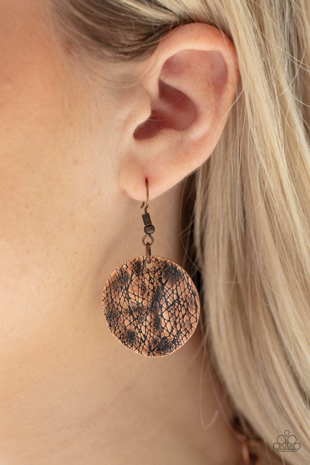 Paparazzi Accessories ✽ Barely Scratched The Surface - Copper Necklace✽Flat Rate Ship $4.50✽