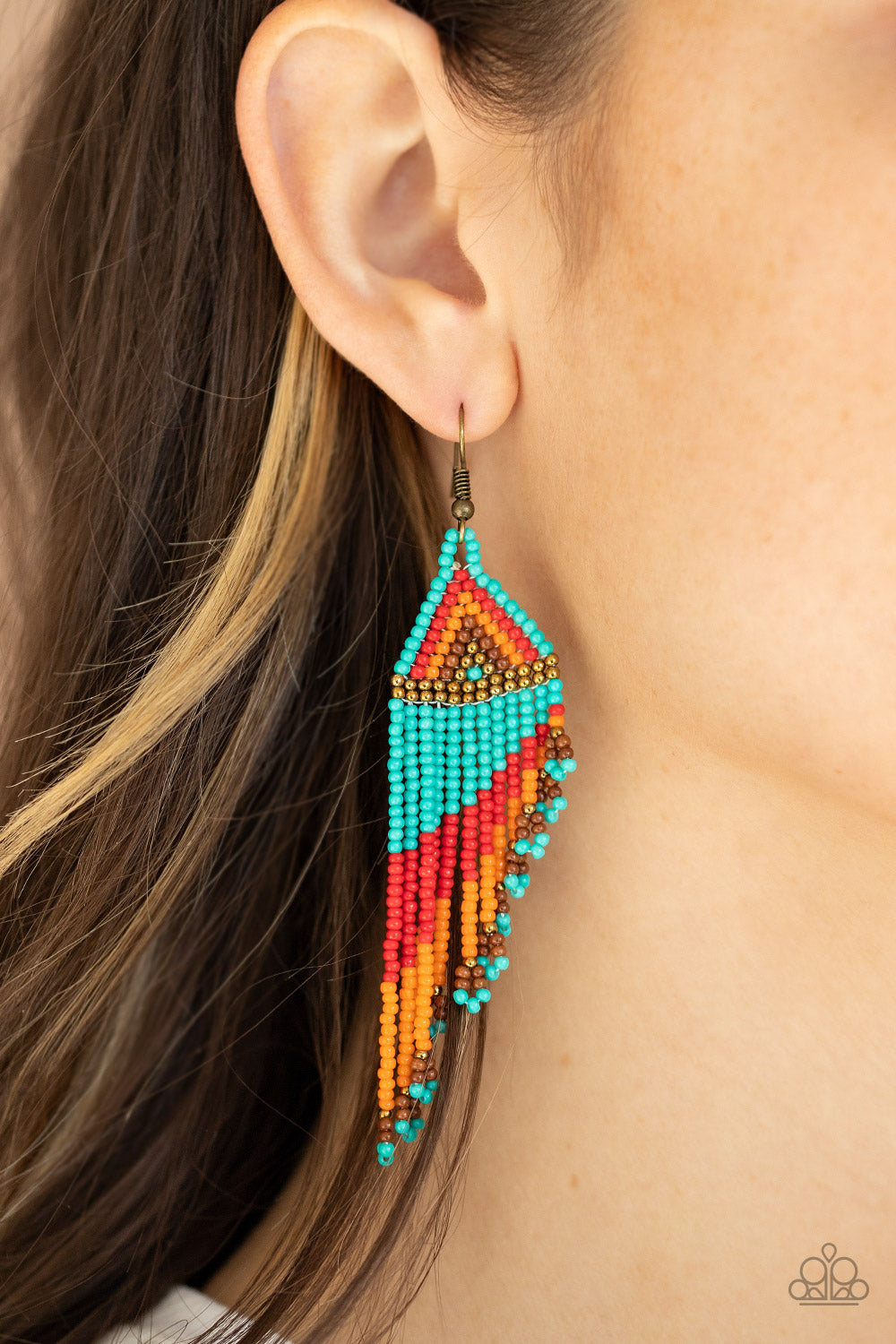 Paparazzi Accessories ✽ Rainbow Winds - Multi Earrings✽Flat Rate Ship $4.50✽