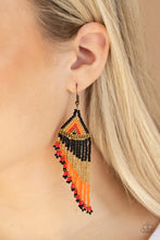 Load image into Gallery viewer, Paparazzi Accessories ✽ Rainbow Winds - Black Earrings✽Flat Rate Ship $4.50✽