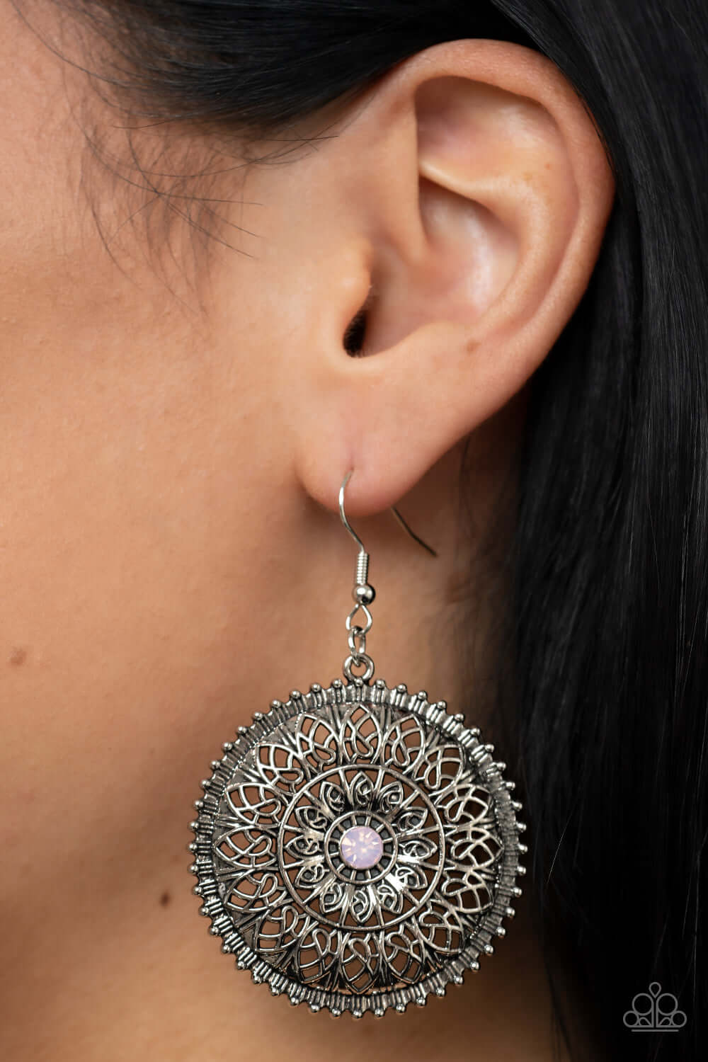 Paparazzi Accessories ❋Spellbinding Botanicals - Pink Earrings❋ Flat Rate Ship $4.50❋ - Image #2