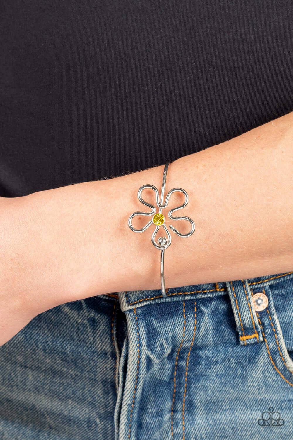Paparazzi Accessories ❋Floral Innovation - Yellow Bracelet❋ Flat Rate Ship $4.50❋ - Image #2