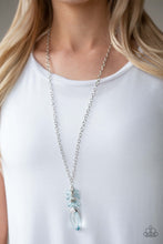 Load image into Gallery viewer, Paparazzi Accessories ✽ Crystal Cascade - Blue Necklace✽Flat Rate Ship $4.50✽ - Image #2