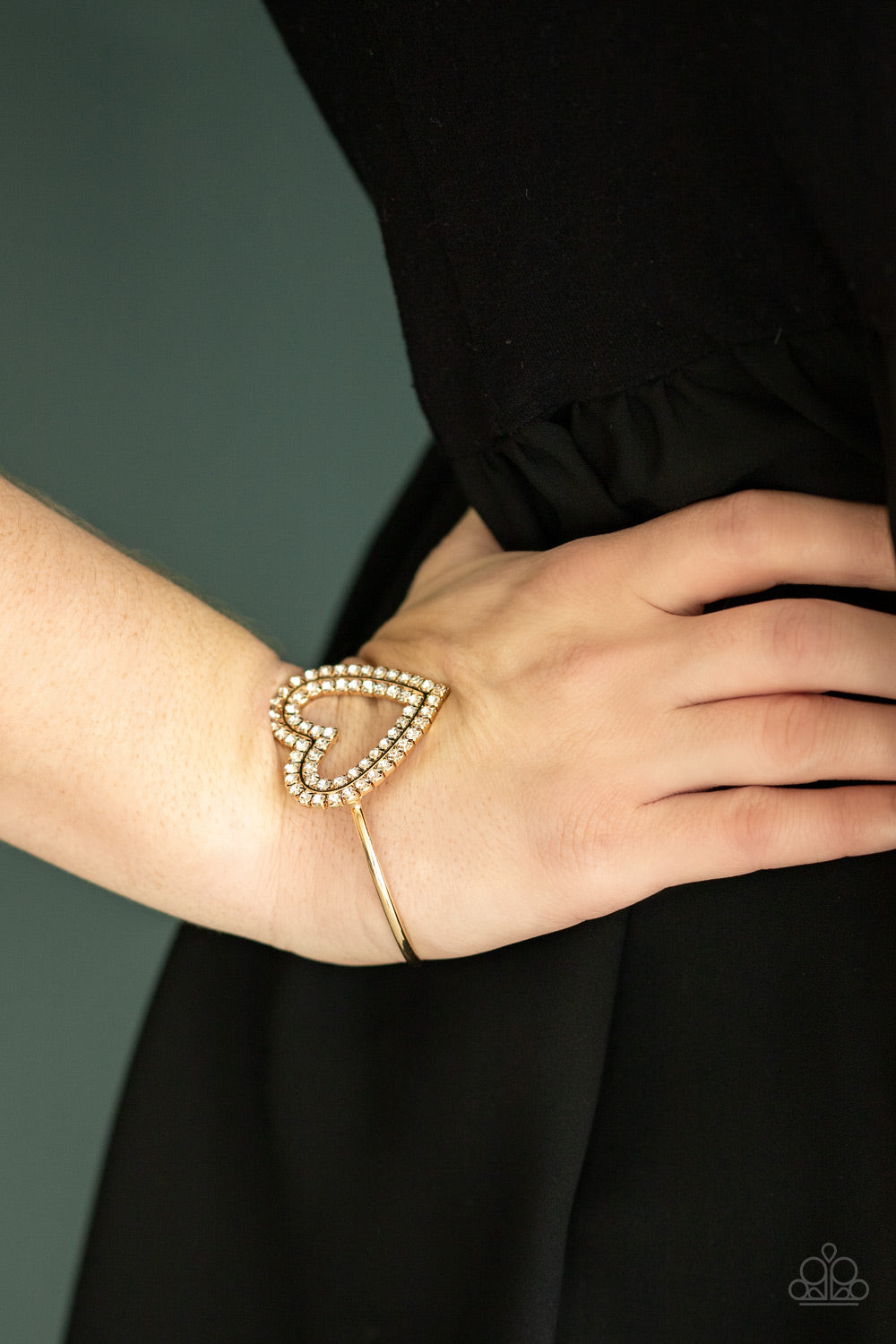 Paparazzi Accessories ✽ Heart Opener - Gold Bracelet✽Flat Rate Ship $4.50✽