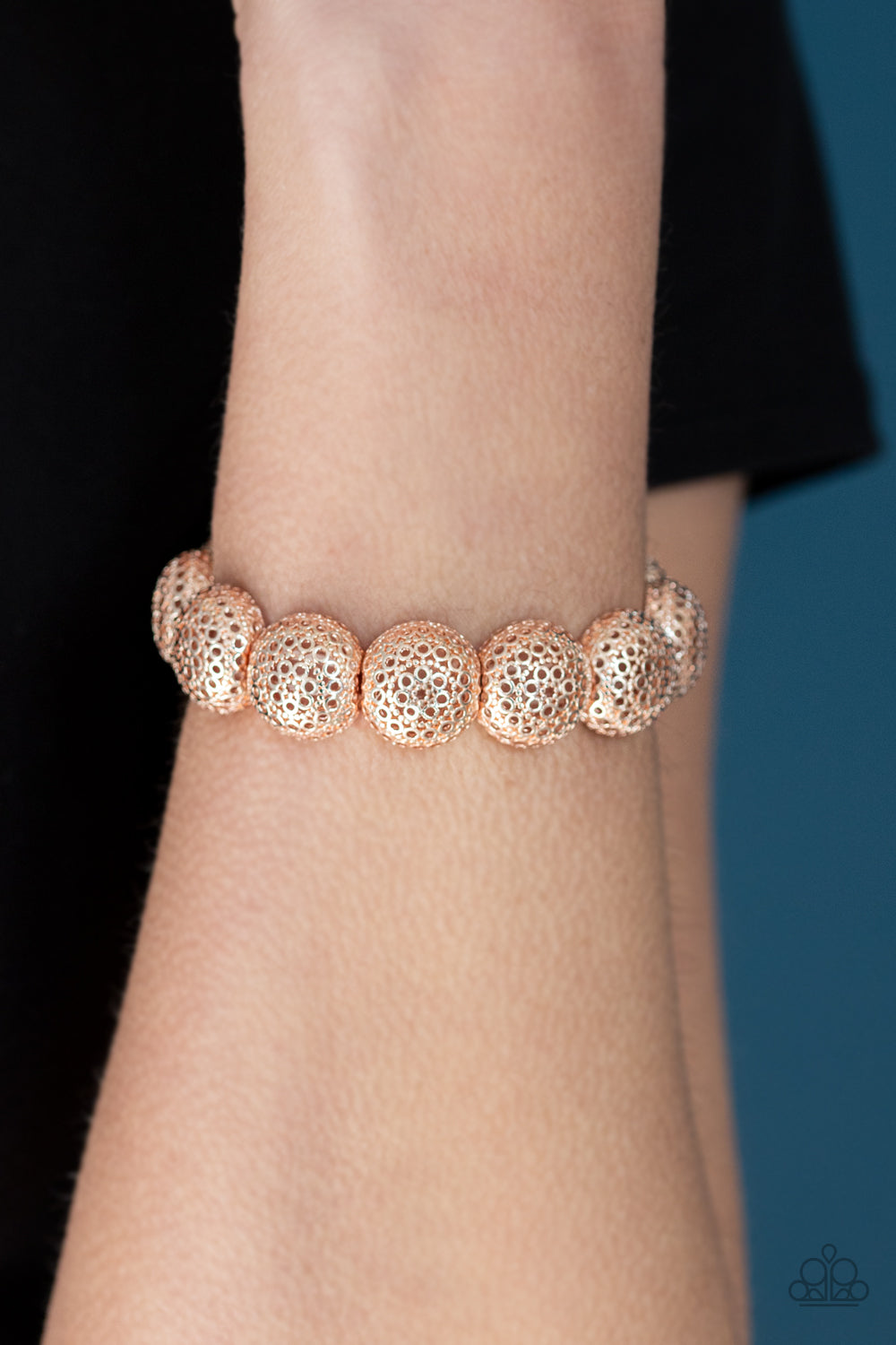Paparazzi Accessories ✽ Obviously Ornate - Rose Gold Bracelet✽Flat Rate Ship $4.50✽