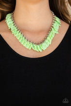 Load image into Gallery viewer, Paparazzi Accessories ✽ Super Bloom - Green Necklace✽Flat Rate Ship $4.50✽