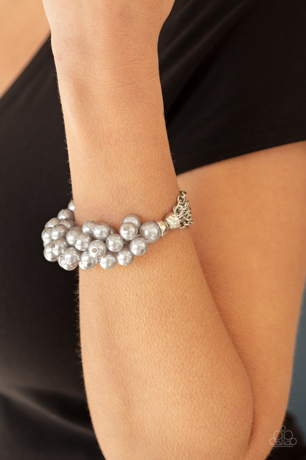Paparazzi Accessories ✽ Up Class Clash - Silver Bracelet✽Flat Rate Ship $4.50✽