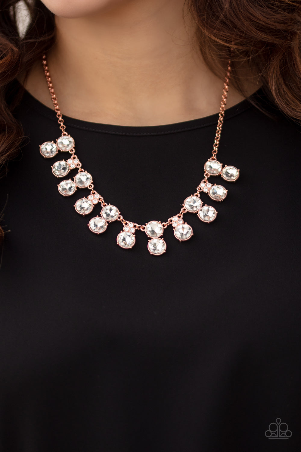 Paparazzi Accessories ✽ Top Dollar Twinkle - Copper Necklace✽Flat Rate Ship $4.50✽