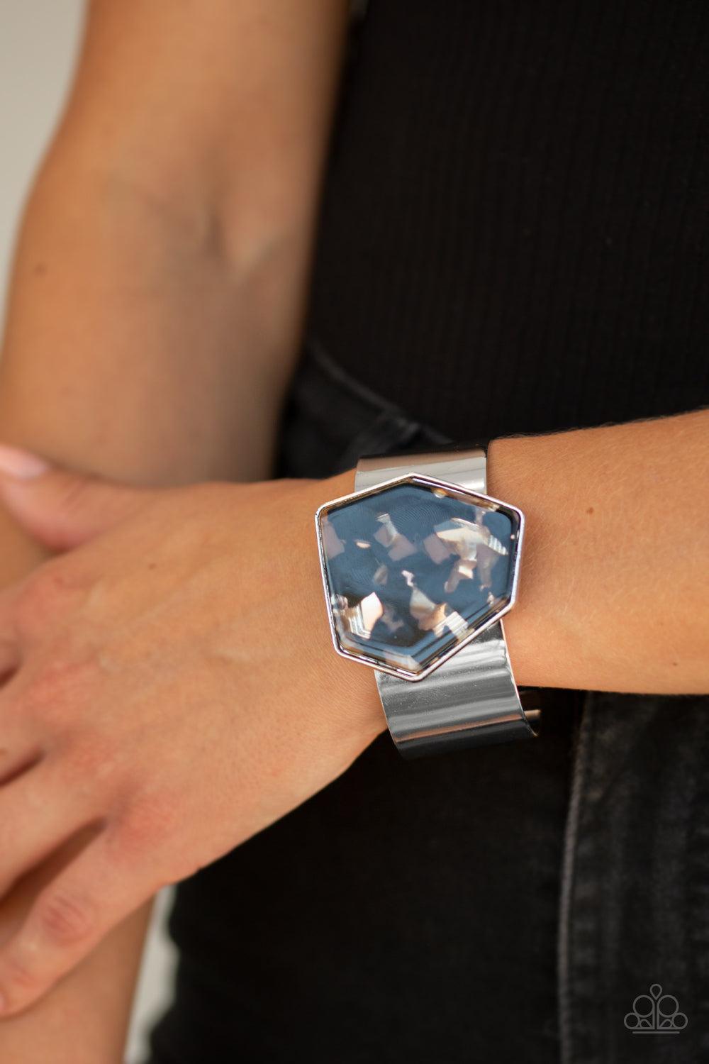 Paparazzi Accessories ✽ GEO-ing The Distance - Black Bracelet✽Flat Rate Ship $4.50✽ - Image #2