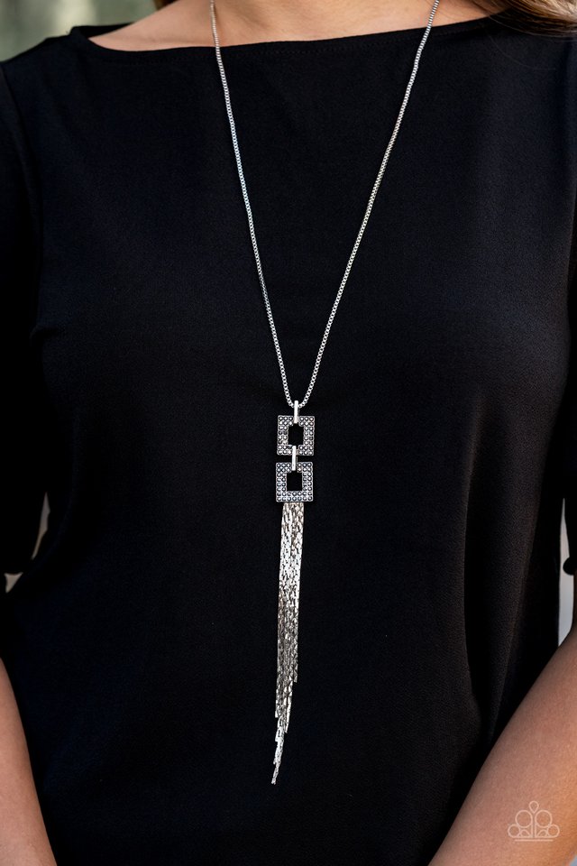 Paparazzi Accessories ❋Times Square Stunner - Silver Necklace❋ Flat Rate Ship $4.50❋