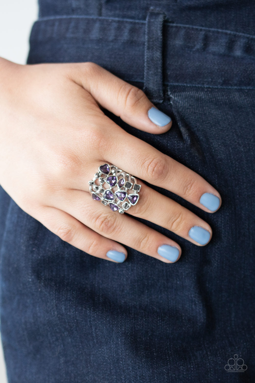 Paparazzi Accessories ✽ Glitter Flirt - Purple Ring✽Flat Rate Ship $4.50✽