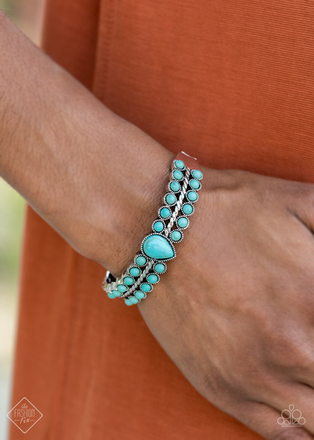 Paparazzi Accessories ✽ Nature Resort - Blue Bracelet✽Flat Rate Ship $4.50✽