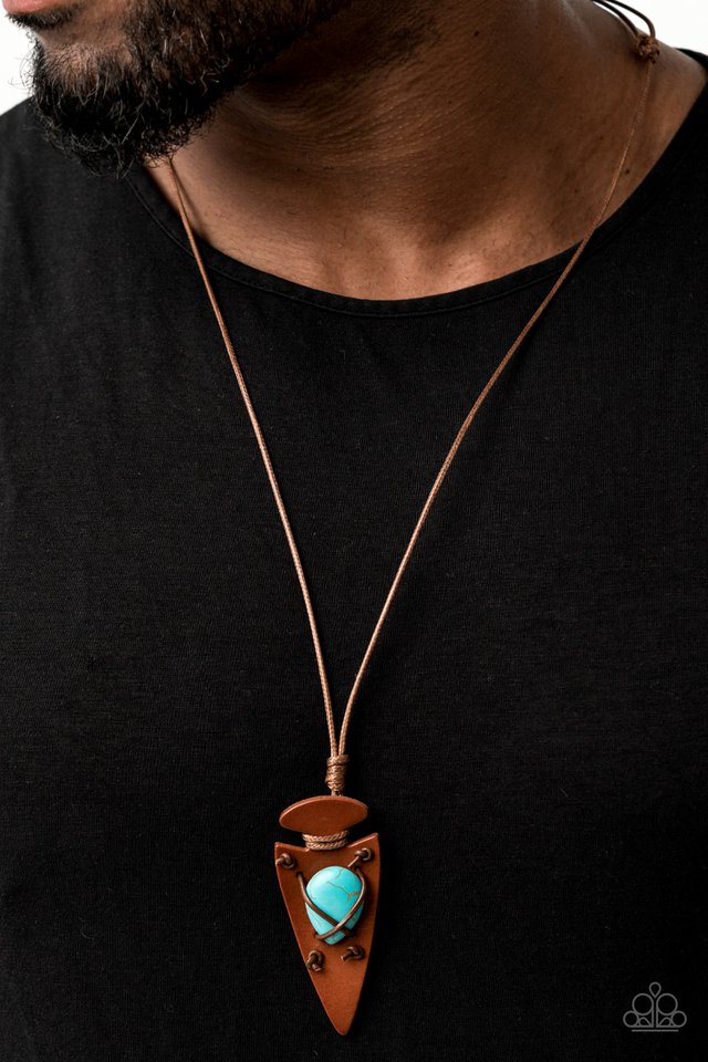 Paparazzi Accessories ❋Hold Your ARROWHEAD Up High - Blue Necklace❋ Flat Rate Ship $4.50❋