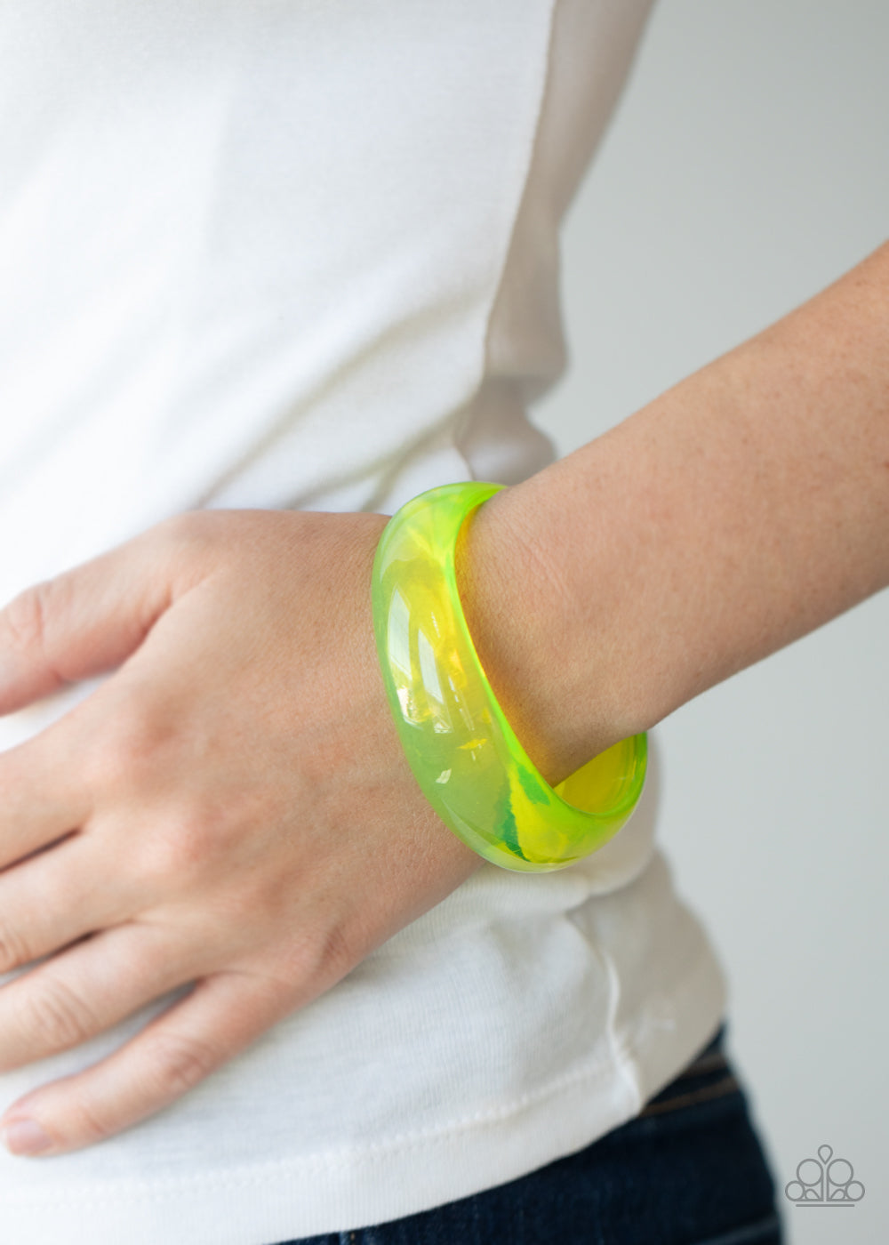 Paparazzi Accessories ✽ Major Material Girl - Yellow Bracelet✽Flat Rate Ship $4.50✽