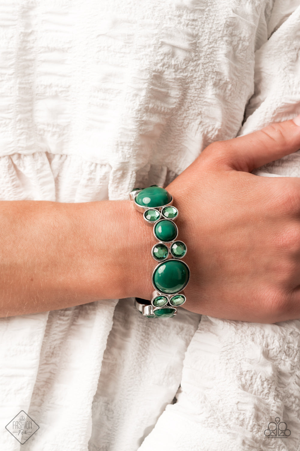 Paparazzi Accessories ✽ Celestial Escape - Green Bracelet✽Flat Rate Ship $4.50✽