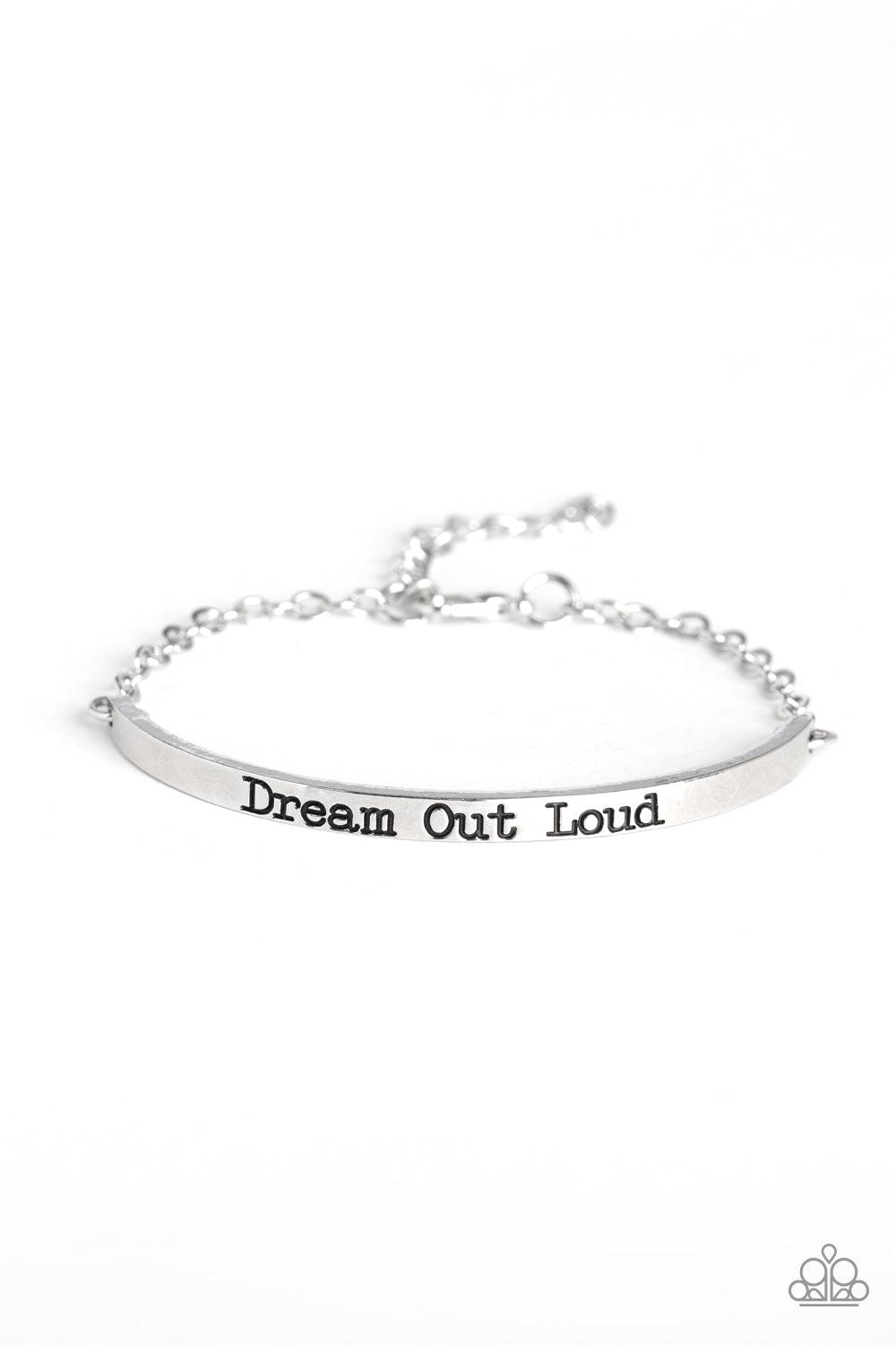 Paparazzi Accessories ✽ Dream Out Loud - Silver Bracelet✽Flat Rate Ship $4.50✽ - Image #2