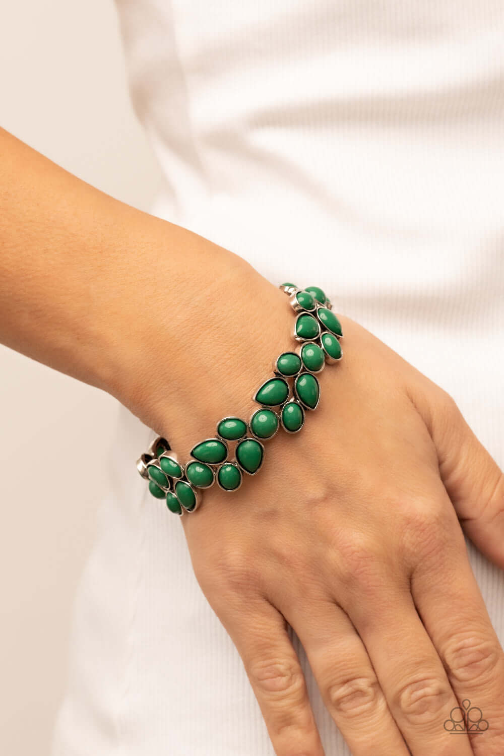 Paparazzi Accessories ❋Marina Romance - Green Bracelet❋ Flat Rate Ship $4.50❋ - Image #2
