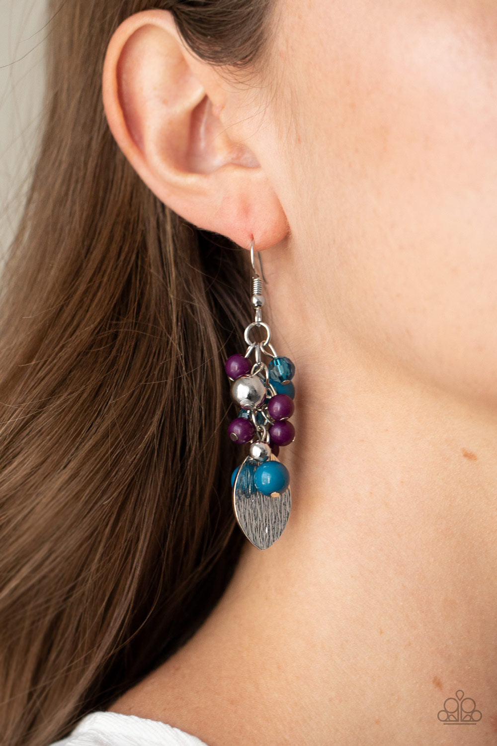 Paparazzi Accessories ✽ Fruity Finesse - Multi Earrings✽Flat Rate Ship $4.50✽