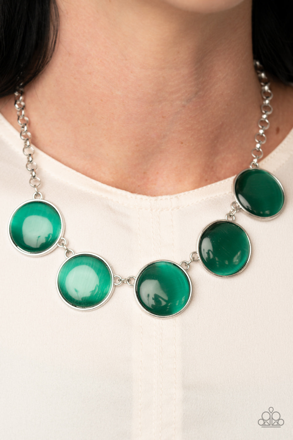 Paparazzi Accessories ✽ Ethereal Escape - Green Necklace✽Flat Rate Ship $4.50✽