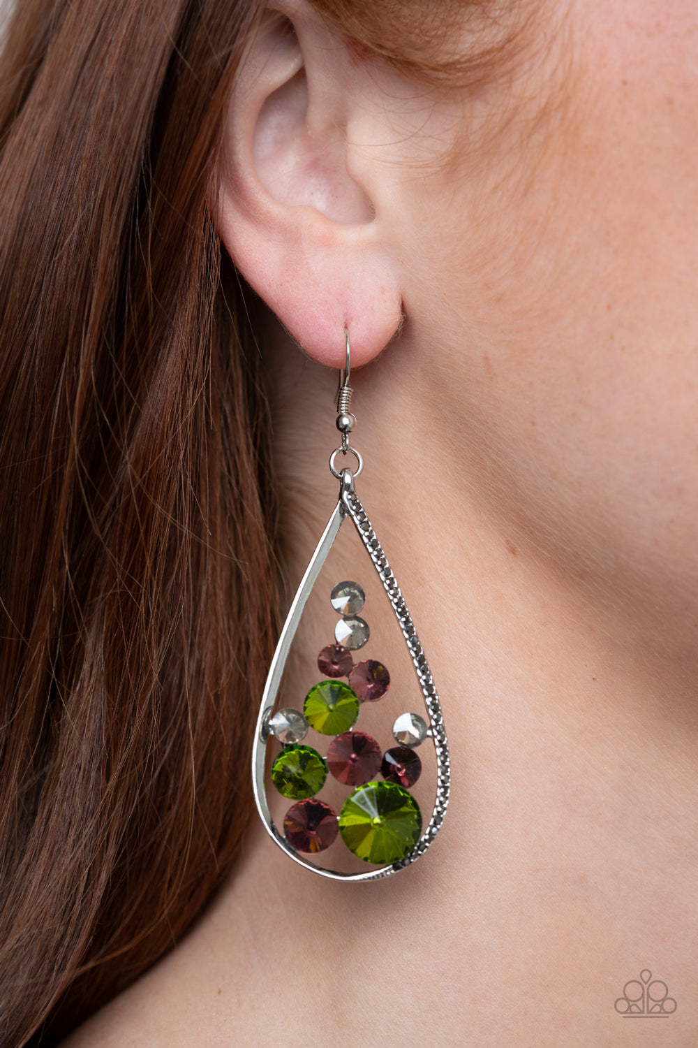 Paparazzi Accessories ✽ Tempest Twinkle - Multi Earrings✽Flat Rate Ship $4.50✽